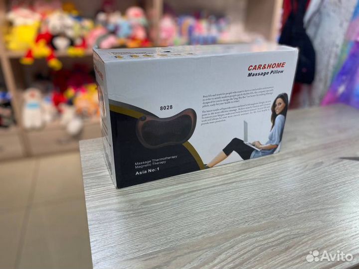 Массажер подушка в авто Car&Home 8 роликов