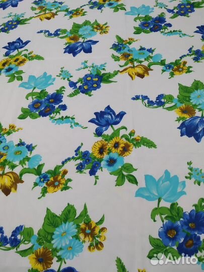 Отрез ткани шелк натуральный