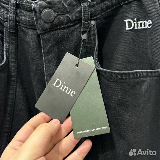 Джинсы широкие dime