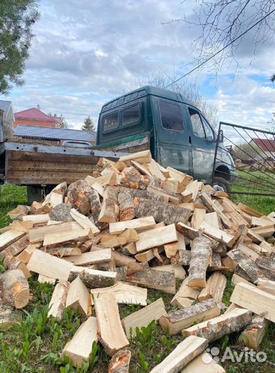 Дрова березовые колотые