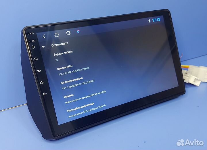 Магнитола android Toyota Wish 2009+ 10