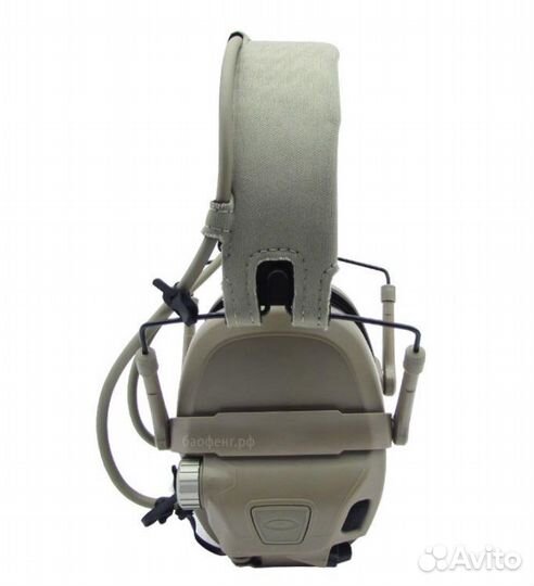 Гарнитура для рации активная тактическая с шумопод