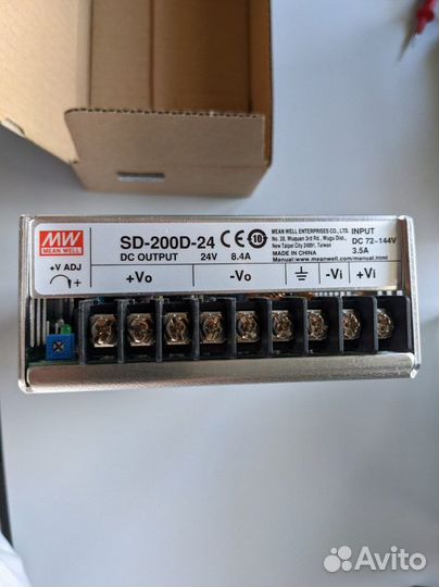 DC/DC преобразователь SD-200D-24 72-144В, 24В/8.4