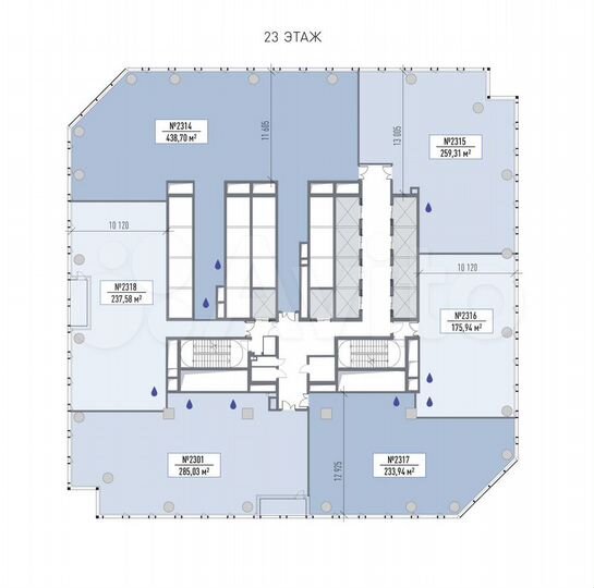 Продам офисное помещение, 259.31 м²