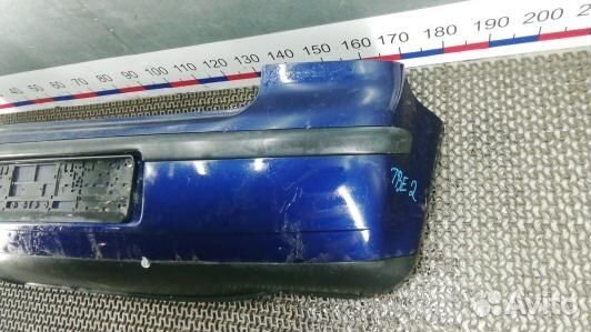 Бампер задний volkswagen polo 4 (9N) (TBE02HG01)