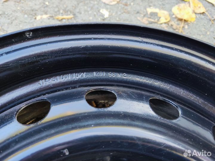 Штампованный диск r14 ниссан