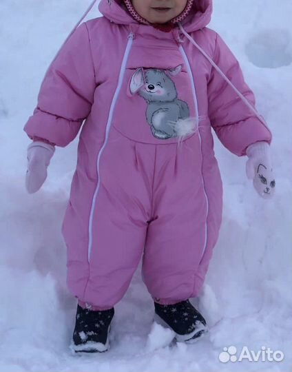 Зимний комбинезон для девочки