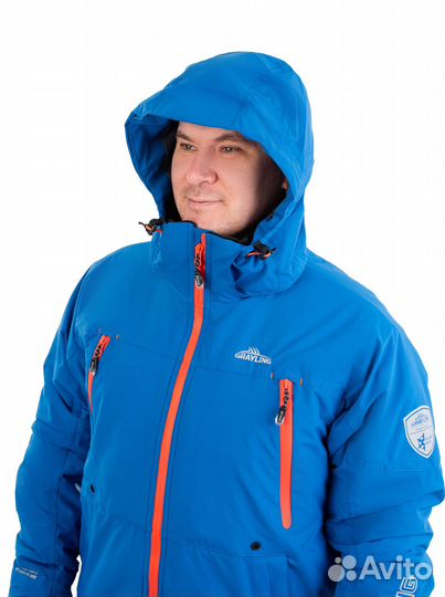 Костюм для рыбалки зимний Магеллан -15, синий-черный, 44-46/170-176