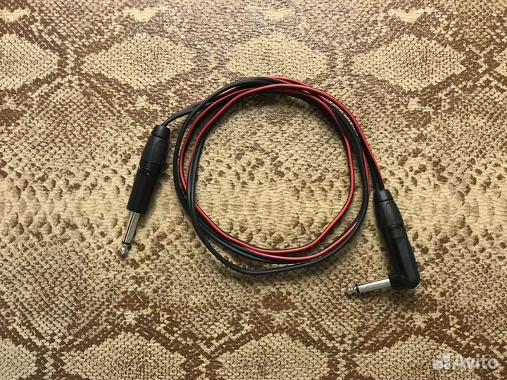 Кабель от усилителя в кабинет 75см (2x1,5мм2)