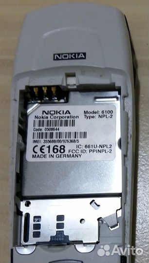 Nokia 6100 производство Германия