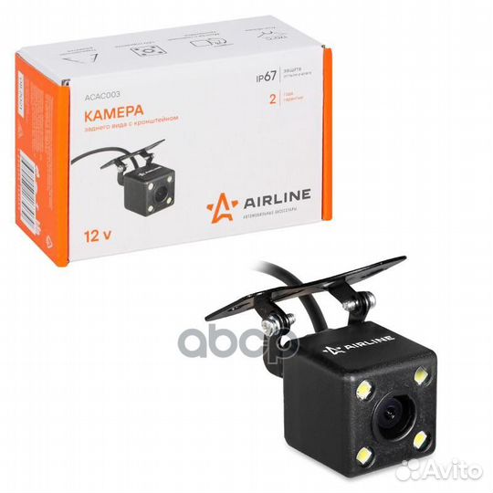 Камера заднего вида c кронштейном (acac003) aca