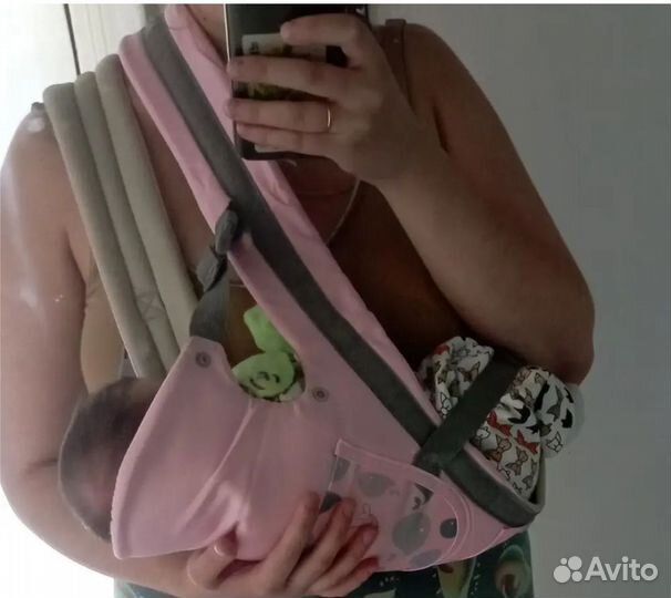 Эргорюкзак кенгуру для переноски детей, новый