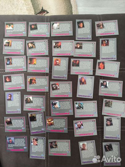 Карточки терминатор 2 90-х годов