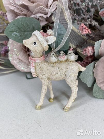 Новогодняя елочная игрушка Олененок