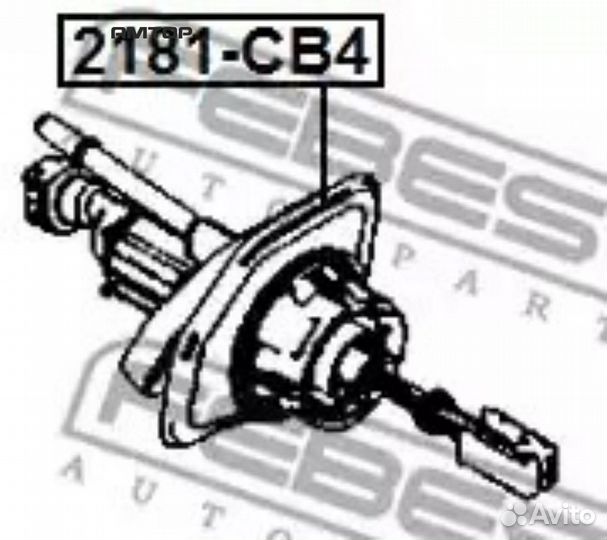 Febest 2181CB4 2181-CB4 febest цилиндр сцепления г