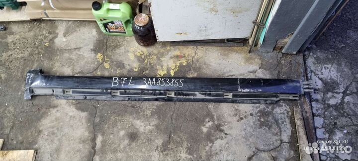 Накладка порога passat b7 2013год