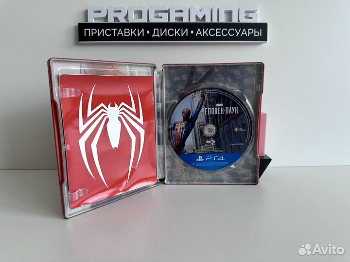 Spider-man Steelbook диск для Sony PS4