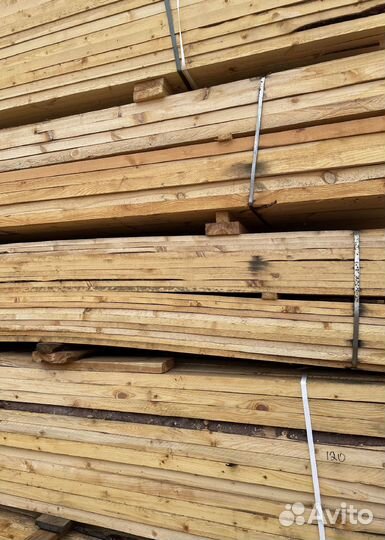Доска обрезная сосна ель