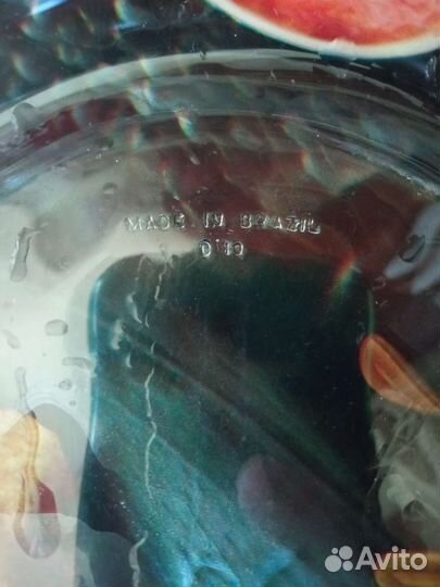 Подставка с блюдом жаропрочной стекло под горячее