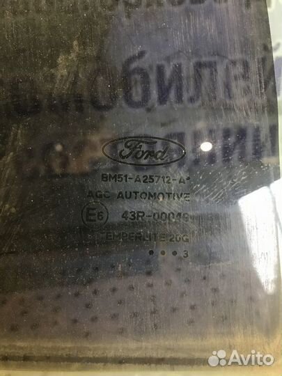 Стекло двери заднее правое Ford Focus 3