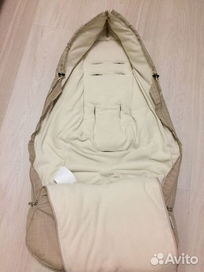 Stokke footmuff beige melange