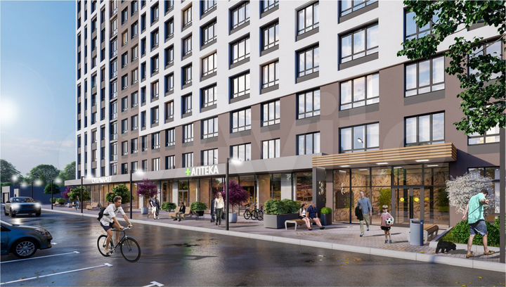 1-к. квартира, 30,1 м², 20/25 эт.