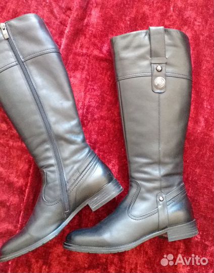 Сапоги зимние н/кожа 36 р-р, massimo santini