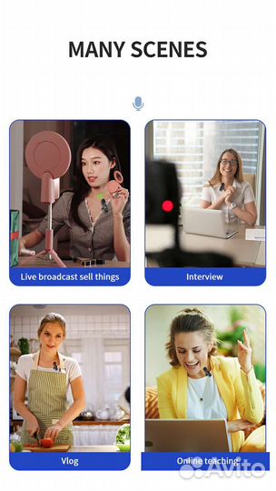 Микрофон беспроводной новый + доставка бесплатная