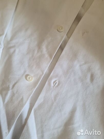Рубашка СССР новая 54 хлопок лён