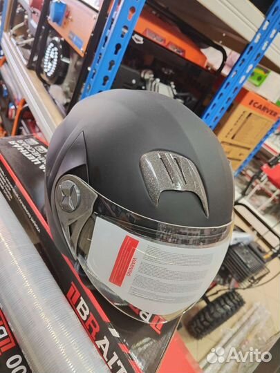 Мотошлем открытый с очками М