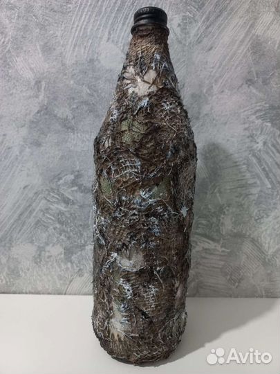 Бутылка стеклянная для спиртных напитков