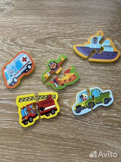 Пазлы-половинки для купания в ванной