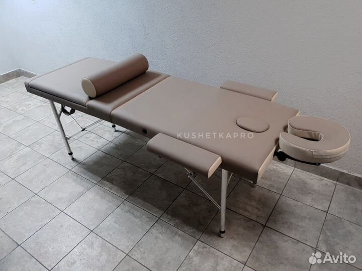 Массажный стол премиум с подголовником