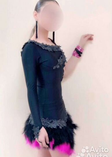 Платье Ю-1 (Латина) для спортивных бальных танцев