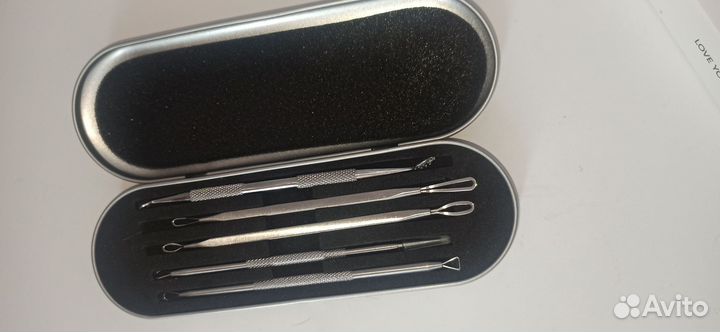 Набор для косметолога, чистка ложка уно, петля