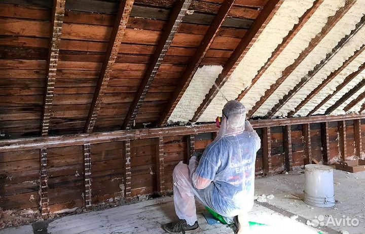 Утепление пенополиуретаном внутренних стен дома