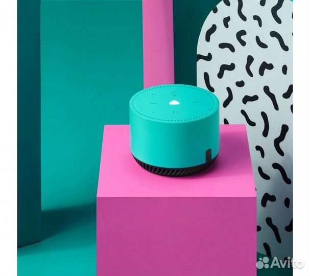 Умная колонка Яндекс Станция Лайт с Алисой, бирюзо
