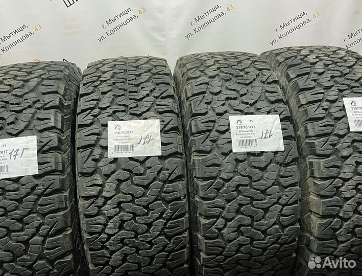 Bfgoodrich All-Terrain T/A KO2 315/70 R17 94Y