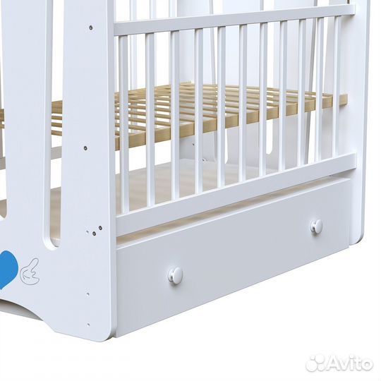 Кровать Little Heart (маятник, ящик)