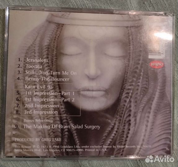 Emerson,lake & palmer. CD