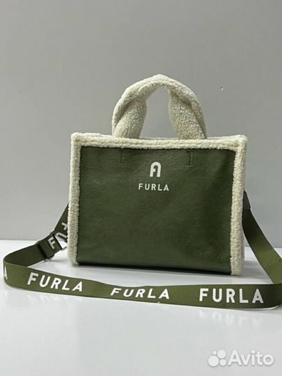 Сумка женская Furla с мехом