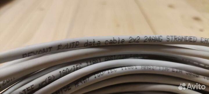 Кабель витая пара Rexant F/UTP 2x2 24awg, 20м