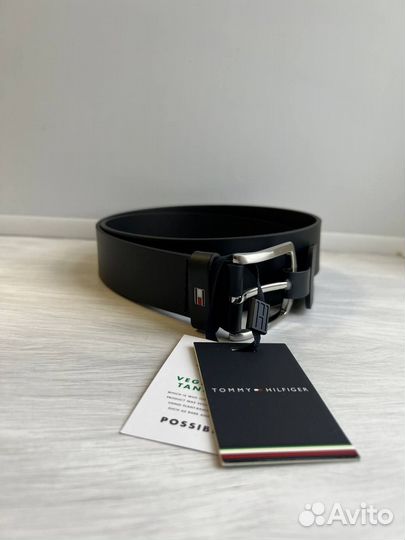 Мужской кожаный ремень Tommy Hilfiger M оригинал