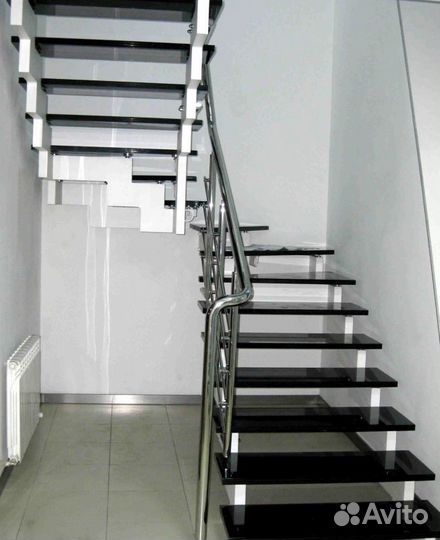 Забежная лестница с установкой