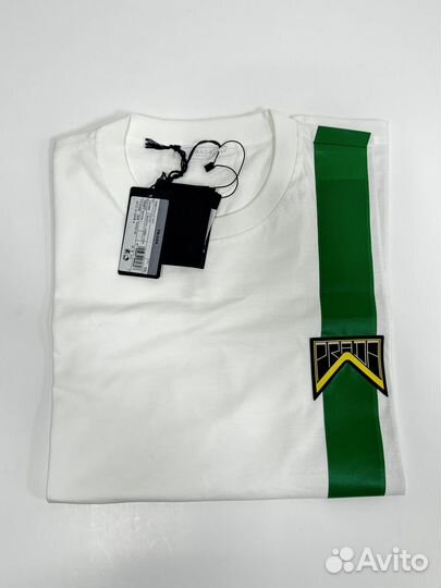 Prada футболка с патч лого XXL оригинал