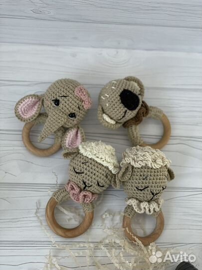 Деревянные грызунки/погремушки