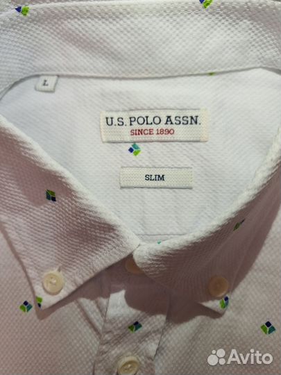 Рубашка US polo белая