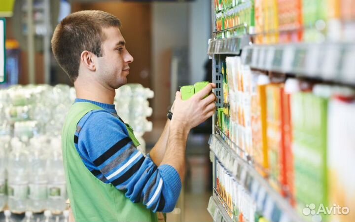 Работник торгового зала (еженедельной оплатой)