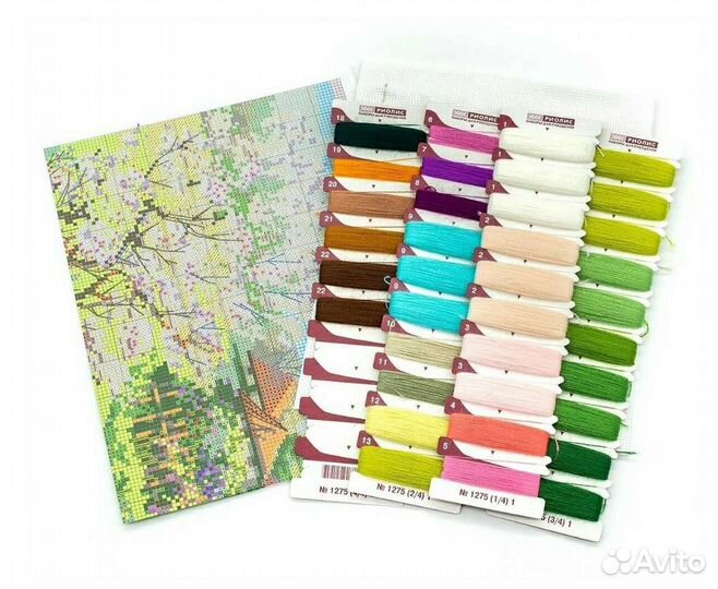 Набор новый для вышивания крестом Яблоневый сад