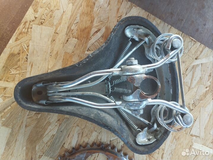 Седло для велосипеда СССР, педаль со звездой